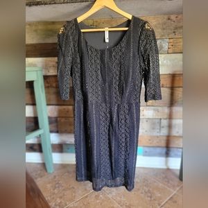 Black and Gold cocktail dress